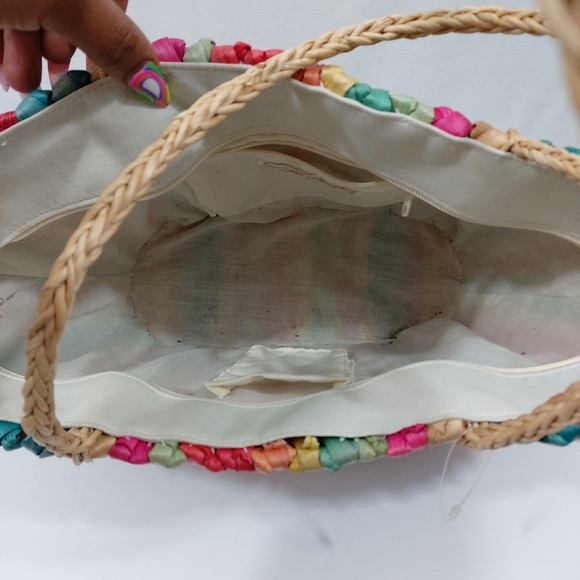 MULTI COLOR BEACH BAG - Picture 3 of 3